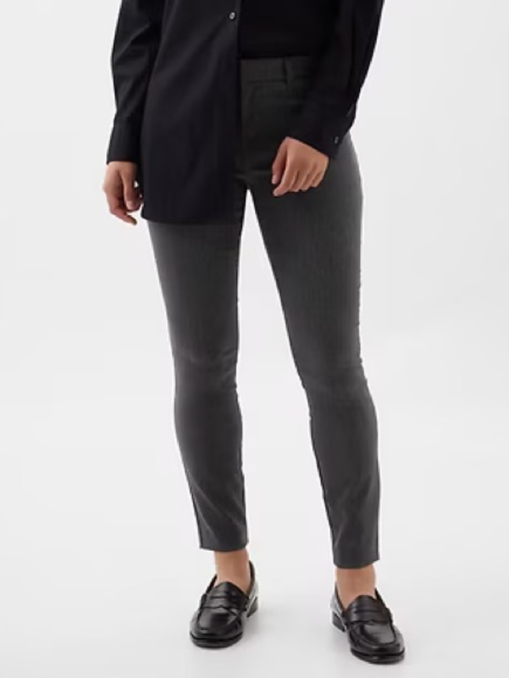 Gap Charcoal Gray “The Skinny” Stretch Pants